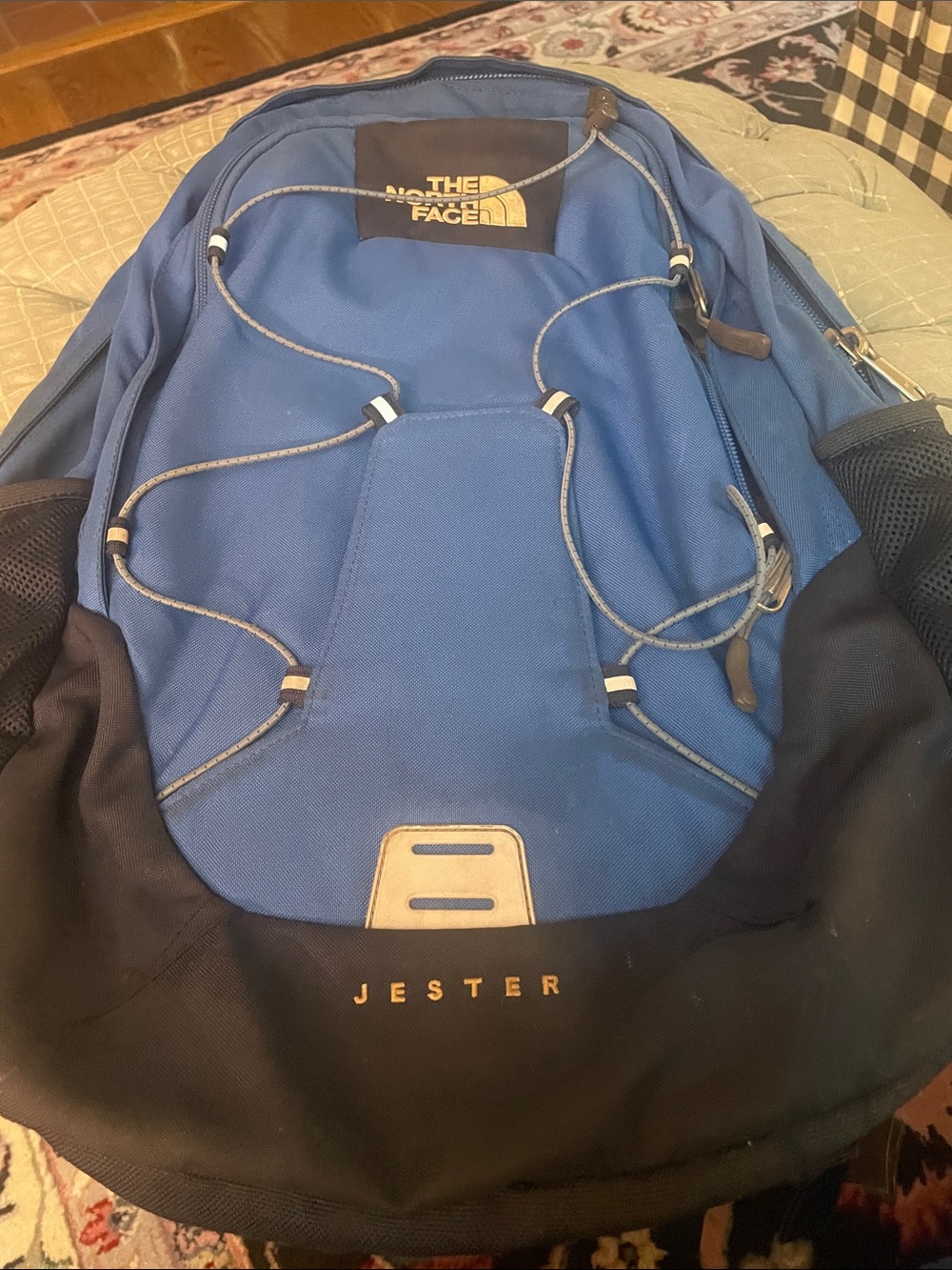 The North Face Jester Backpack in Blue and Black